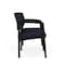 Lesro Lenox Steel 2 Seater with Center Arm, Navy/Midnight Seat, Navy/Midnight Back, 43.5 W 24.5 L 32 H LS2103 - alternate 2